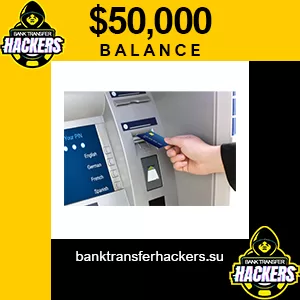 ATM Card with Balance $50,000 Balance