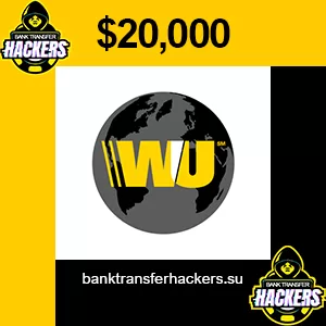 Western Union Money Transfer of $20,000